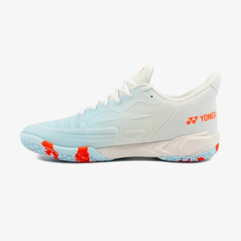 Yonex Power Cushion SHB Cascade Drive Badminton Shoes (White/Water Blue) 2