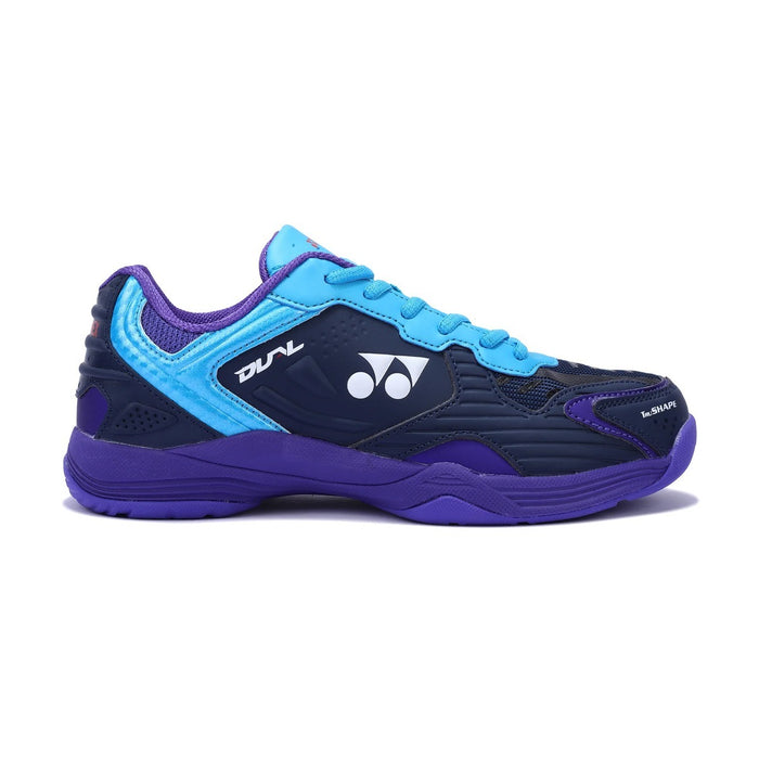 Yonex Dual Badminton Shoes (Blue Ribbon/Ultra Violet/Aqua Blue) 2