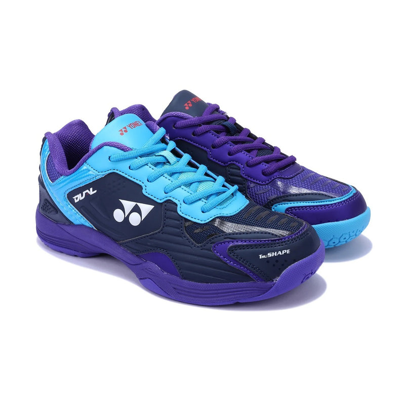 Yonex Dual Badminton Shoes (Blue Ribbon/Ultra Violet/Aqua Blue) 3