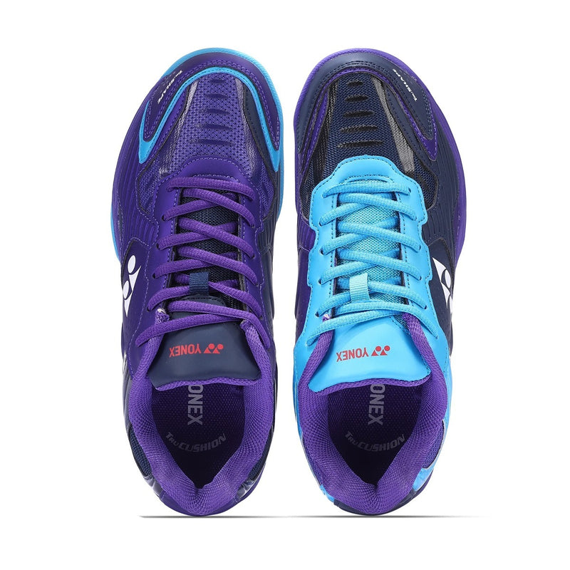Yonex Dual Badminton Shoes (Blue Ribbon/Ultra Violet/Aqua Blue) 5