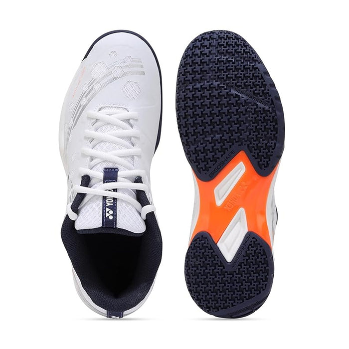 Yonex Power Cushion SHB Strider Beat Badminton Shoes (White/Orange) 6