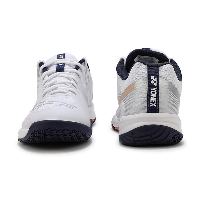 Yonex Power Cushion SHB Strider Beat Badminton Shoes (White/Orange) 4