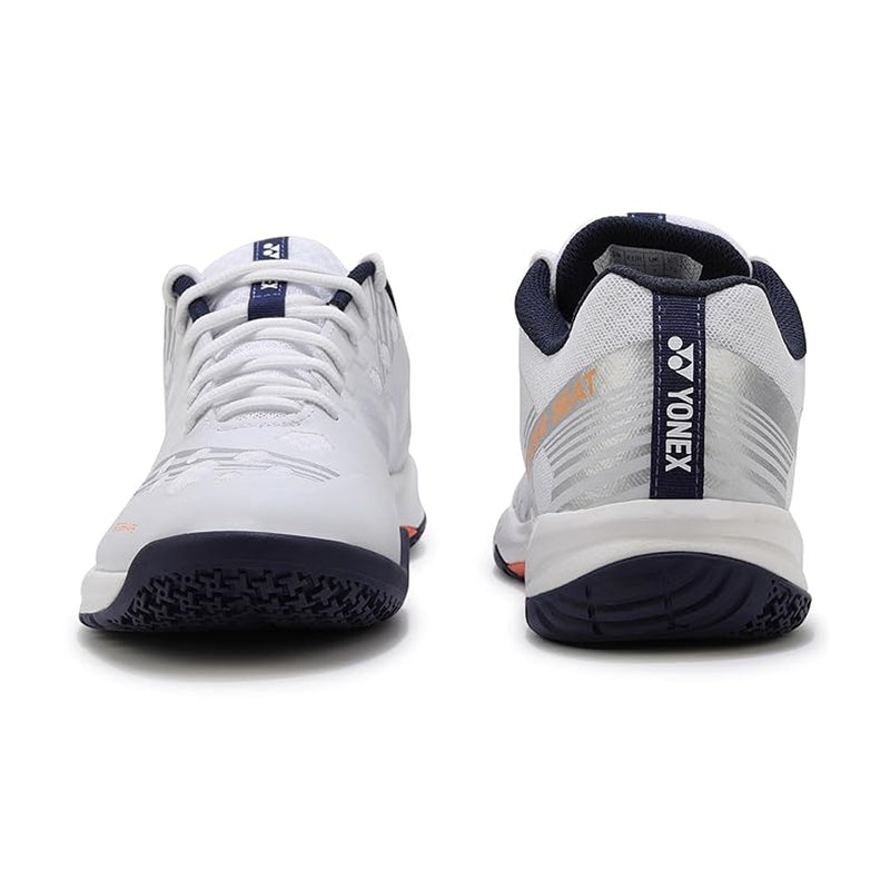Yonex Power Cushion SHB Strider Beat Badminton Shoes (White/Orange) 4