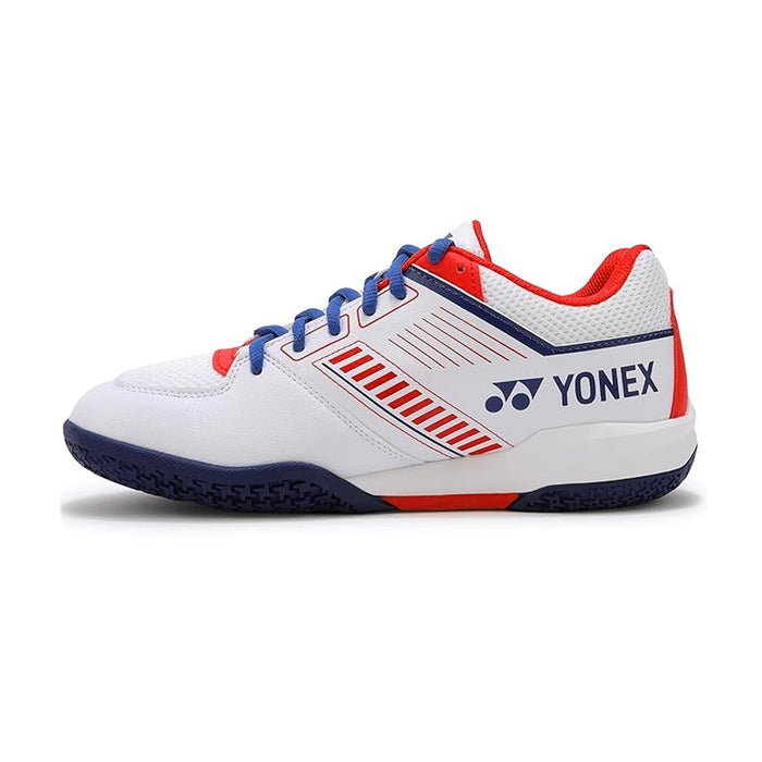 Yonex Power Cushion SHB Strider Flow Wide Badminton Shoes (White/Red) 2