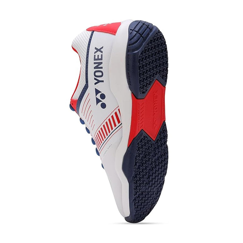 Yonex Power Cushion SHB Strider Flow Wide Badminton Shoes (White/Red) 5