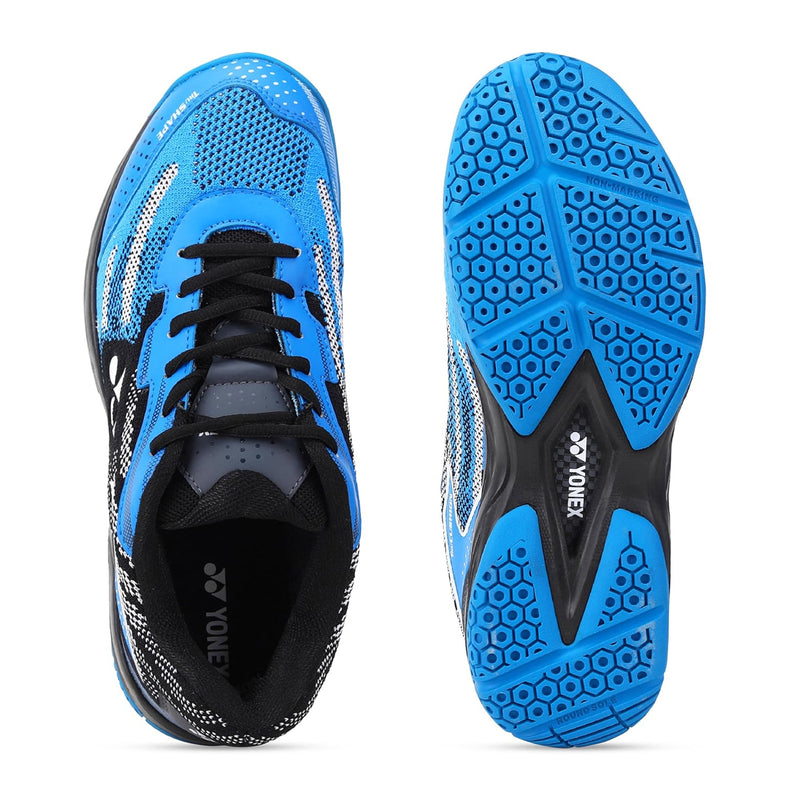 Yonex V200i Badminton Shoes (Hyper Royal/Slate Black) 4