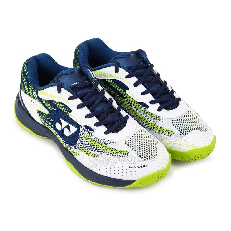 Yonex V200i Badminton Shoes (White/Deep Ocean) 3