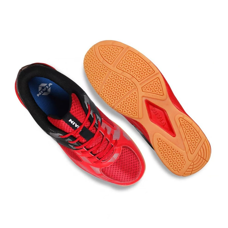 Nivia Appeal 2.0 Badminton Shoes (Red) 4