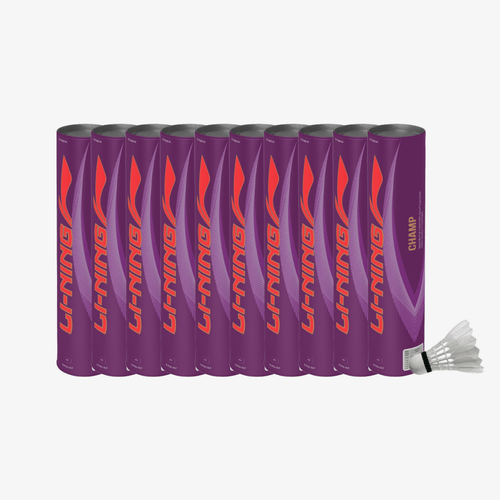 Li-Ning Champ Badminton Feather Shuttlecock (Speed 76) Pack of 10