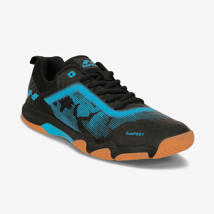 Nivia Powerstrike 3.0 Badminton Shoes for Men (Black) 6