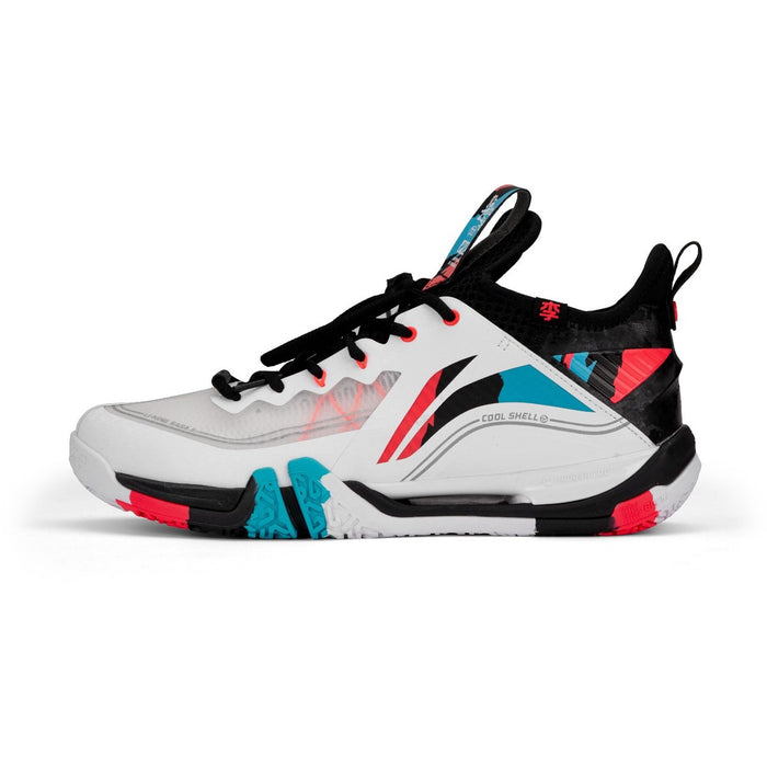 Li-Ning Saga II Pro Badminton Shoes (White/Black) 1