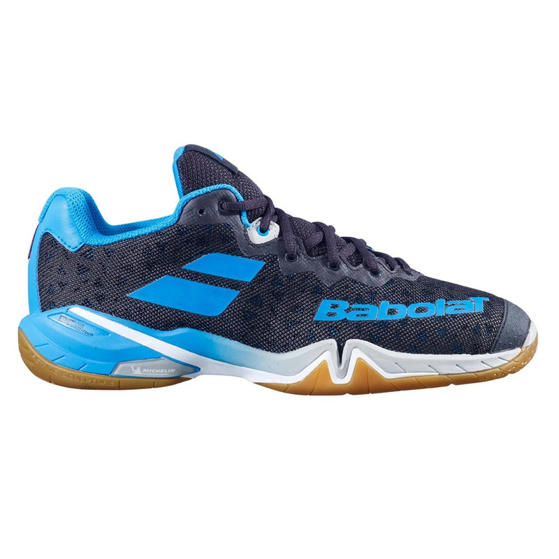 Babolat Shadow Tour Badminton Shoes (Black/Blue) 2