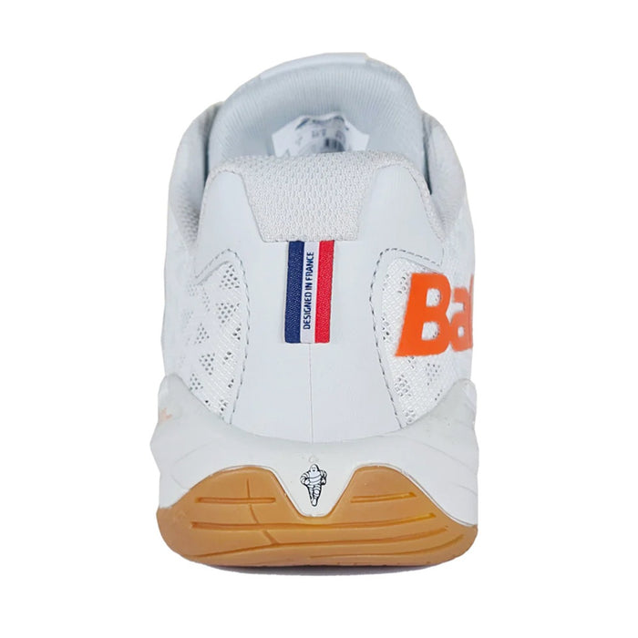 Babolat Shadow Tour 4 Badminton Shoes (White/Light Grey) 3