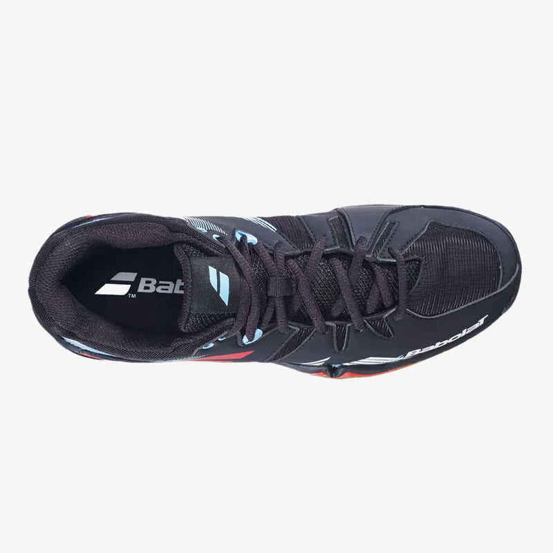 Babolat Shadow Spirit Badminton Shoes (Black/Tomato Red) 4