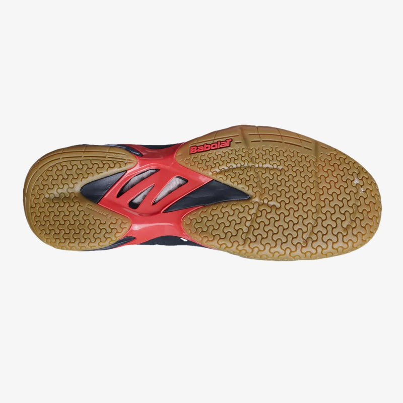Babolat Shadow Spirit Badminton Shoes (Black/Tomato Red) 5