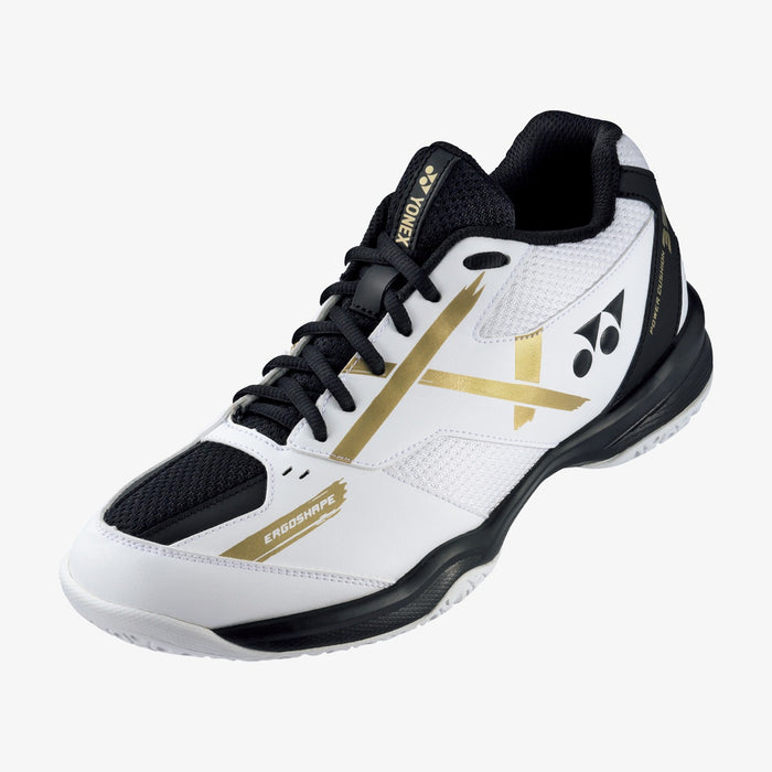 YONEX Power Cushion SHB 39 Badminton Shoes (White/Gold) 1