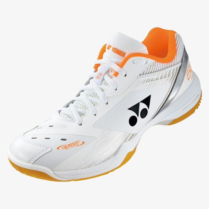 YONEX Power Cushion SHB 65 Z3 Wide (White Orange) Badminton Shoes 1