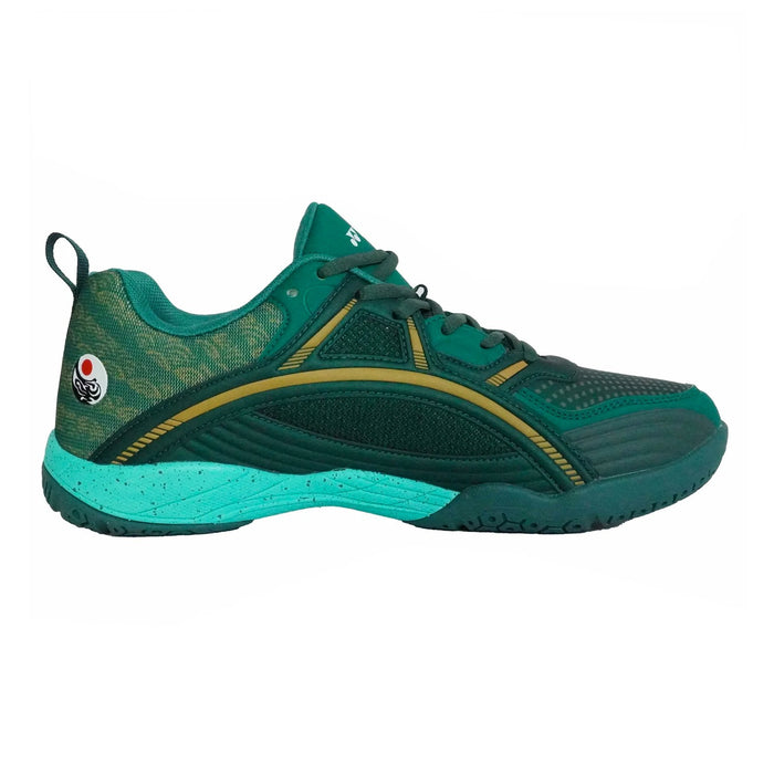 YONEX Tokyo Ultima Badminton Shoes for Men (Posy Green/Bright Gold) 2