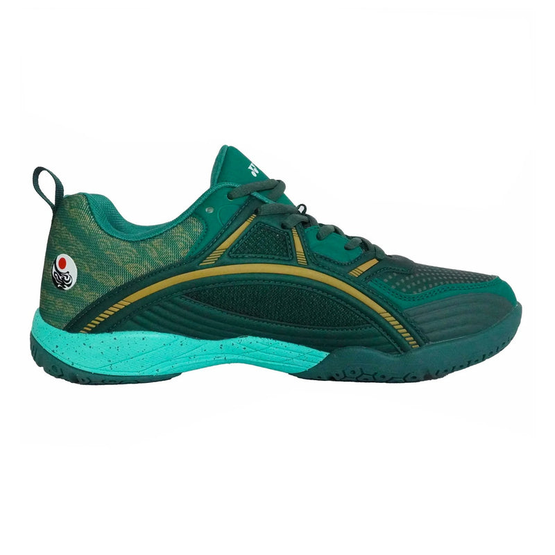 YONEX Tokyo Ultima Badminton Shoes for Men (Posy Green/Bright Gold) 2