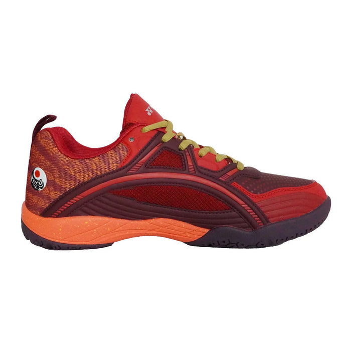 YONEX Tokyo Ultima Badminton Shoes for Men (Fig/Greanadine/Honey Gold) 2