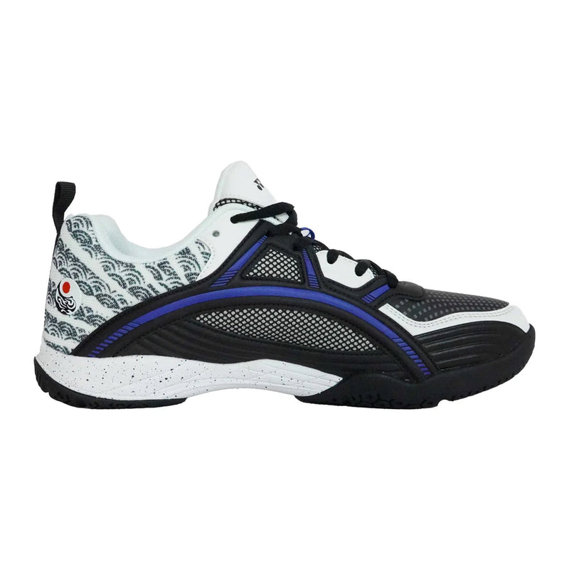 YONEX Tokyo Ultima Badminton Shoes for Men (White/Black/Ultramarine) 2