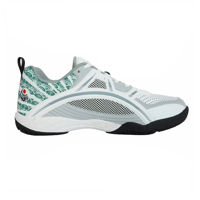 YONEX Tokyo Ultima Badminton Shoes for Men (White/Porpoise/Vintage Green) 2