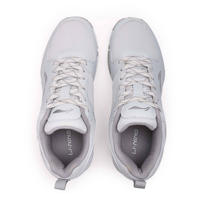 Li-Ning Ultra Speed Badminton Shoes (White/Grey) 4