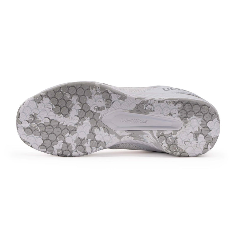 Li-Ning Ultra Speed Badminton Shoes (White/Grey) 5