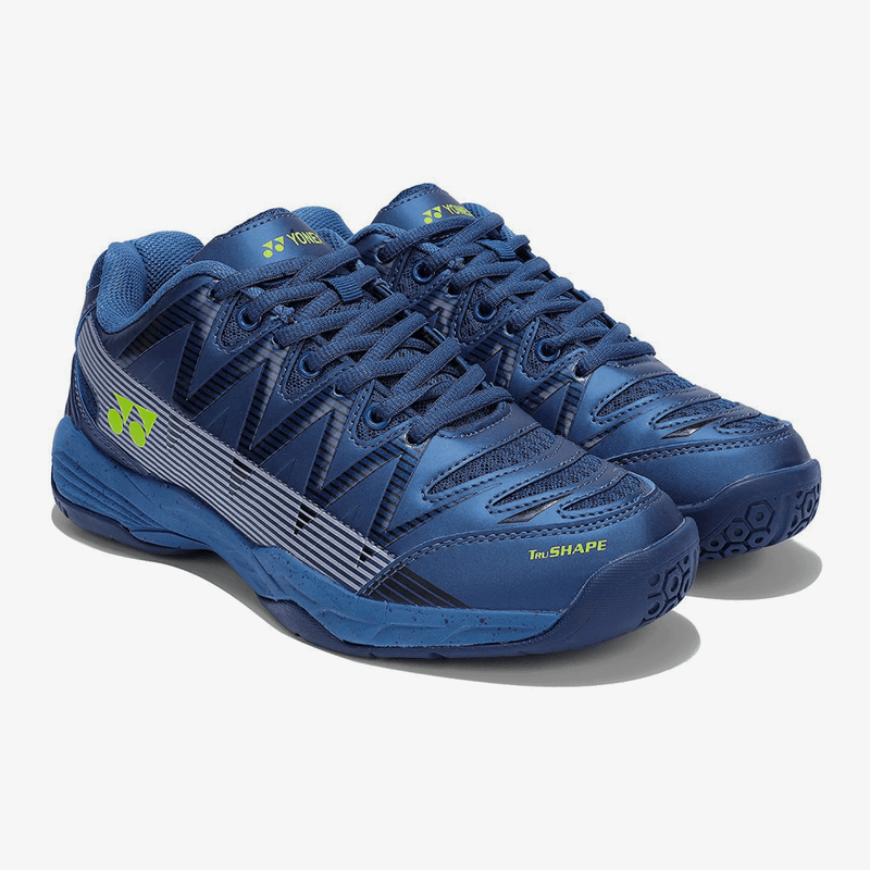 YONEX Dominant Badminton Shoes (Blue/ Silver/ Volt) 2