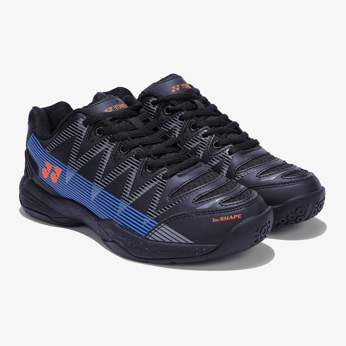 YONEX Dominant Badminton Shoes (Black/ Blue/ Orange) 4