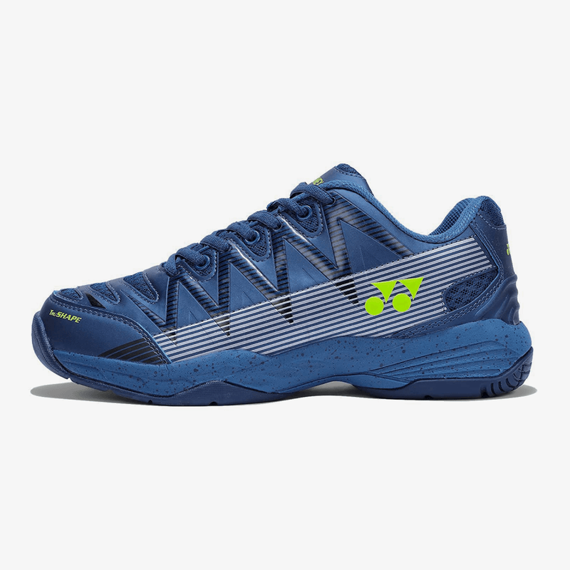 YONEX Dominant Badminton Shoes (Blue/ Silver/ Volt) 7