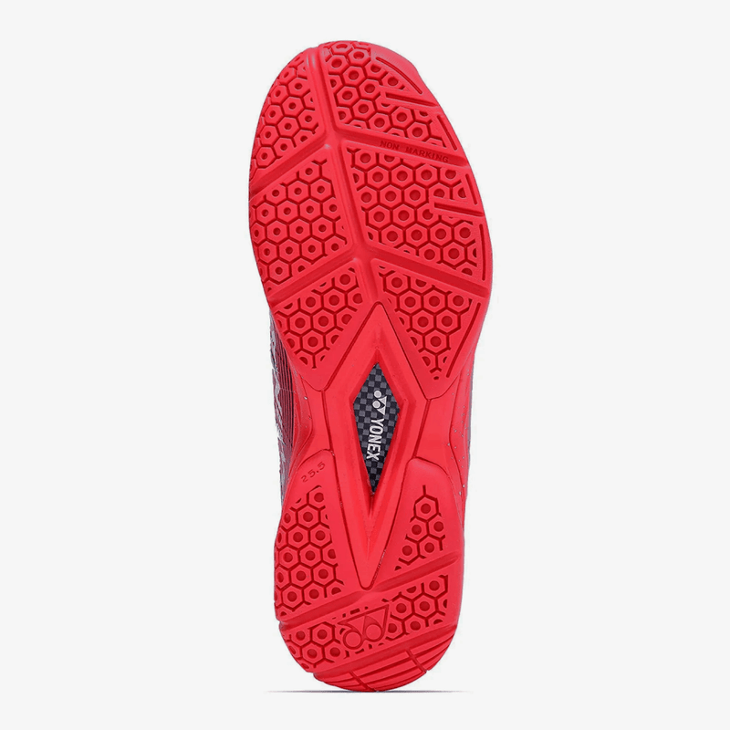 YONEX Dominant Badminton Shoes (Warm Red/ Black) 7