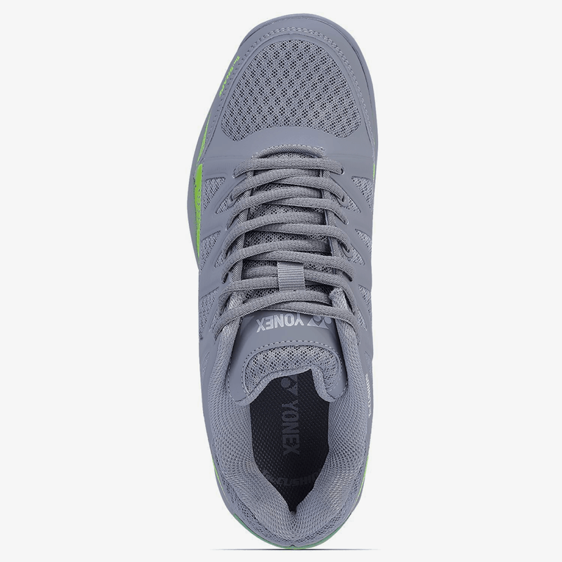 YONEX Skill Badminton Shoes (Space Grey/ Neon Volt) 5