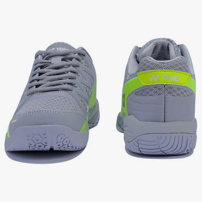 YONEX Skill Badminton Shoes (Space Grey/ Neon Volt) 6
