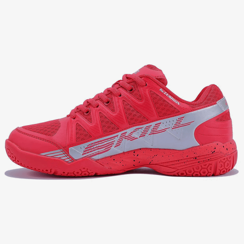 YONEX Skill Badminton Shoes (Red/ Silver) 1