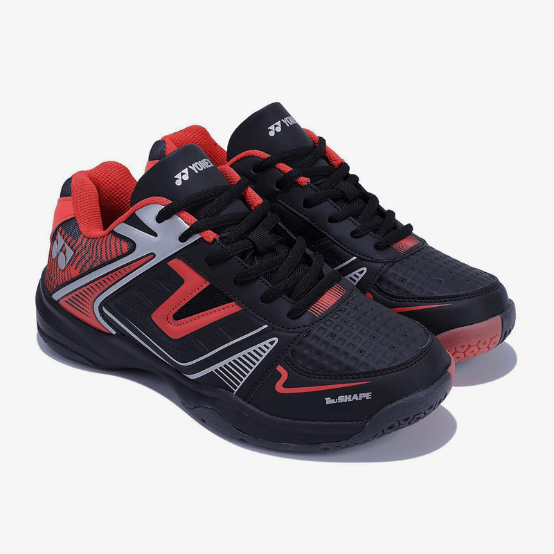 YONEX Tokyo 3 Badminton Shoes for Men (Black/Red) 2