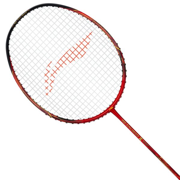 li ning 3d calibar x boost red black badminton racket