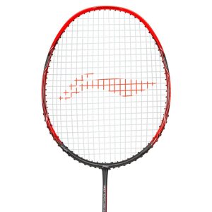 Buy Li Ning 3D CALIBAR X Boost (Dark Grey/Red) Badminton Racket Best price online