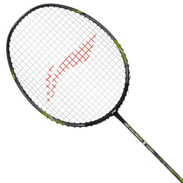 li ning 3d calibar x combat black lime badminton racket