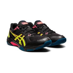 Buy Asics Gel Rocket 10 (Black / Safety Yellow) Badminton Shoes at best price online