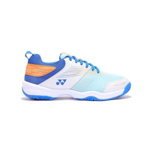 Buy YONEX POWER CUSHION 37 (White/Blue) Unisex Badminton Shoes Online At Best Price