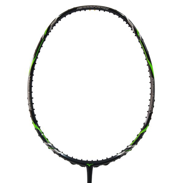 mizuno nanoblade 909 black/lime badminton racket