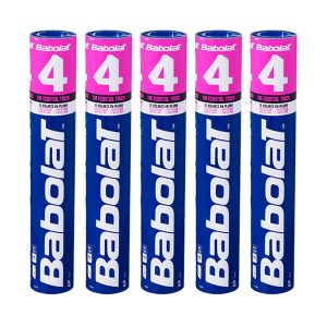 Buy Babolat 4 (Speed 76) Badminton Feather Shuttlecock (Pack of 5) @lowest price