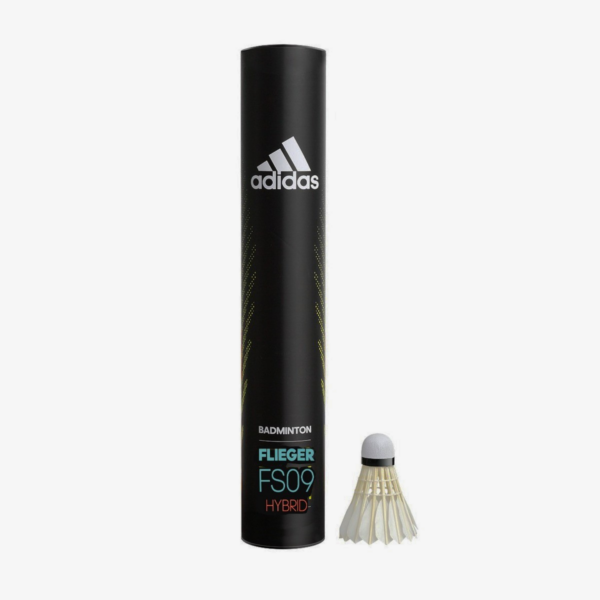 a can of adidas shuttlecock and one shuttlecock beside the can