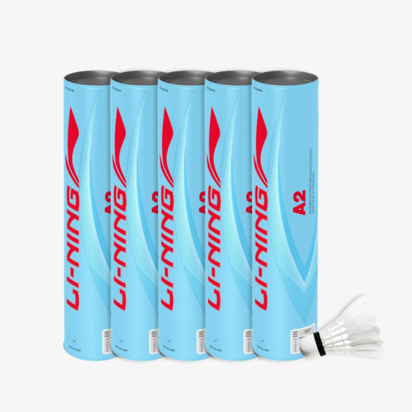 Li-Ning A2 Speed 77 Badminton Feather Shuttlecock (Pack of 5)