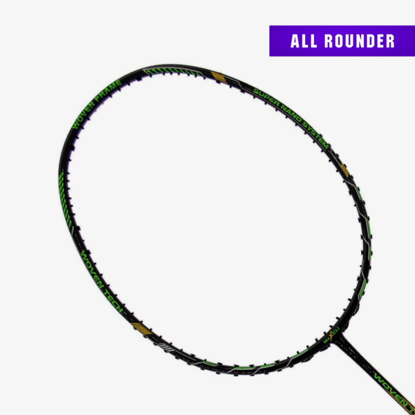 Maxbolt Woven Tech 60 Badminton Racket (Green/Black)