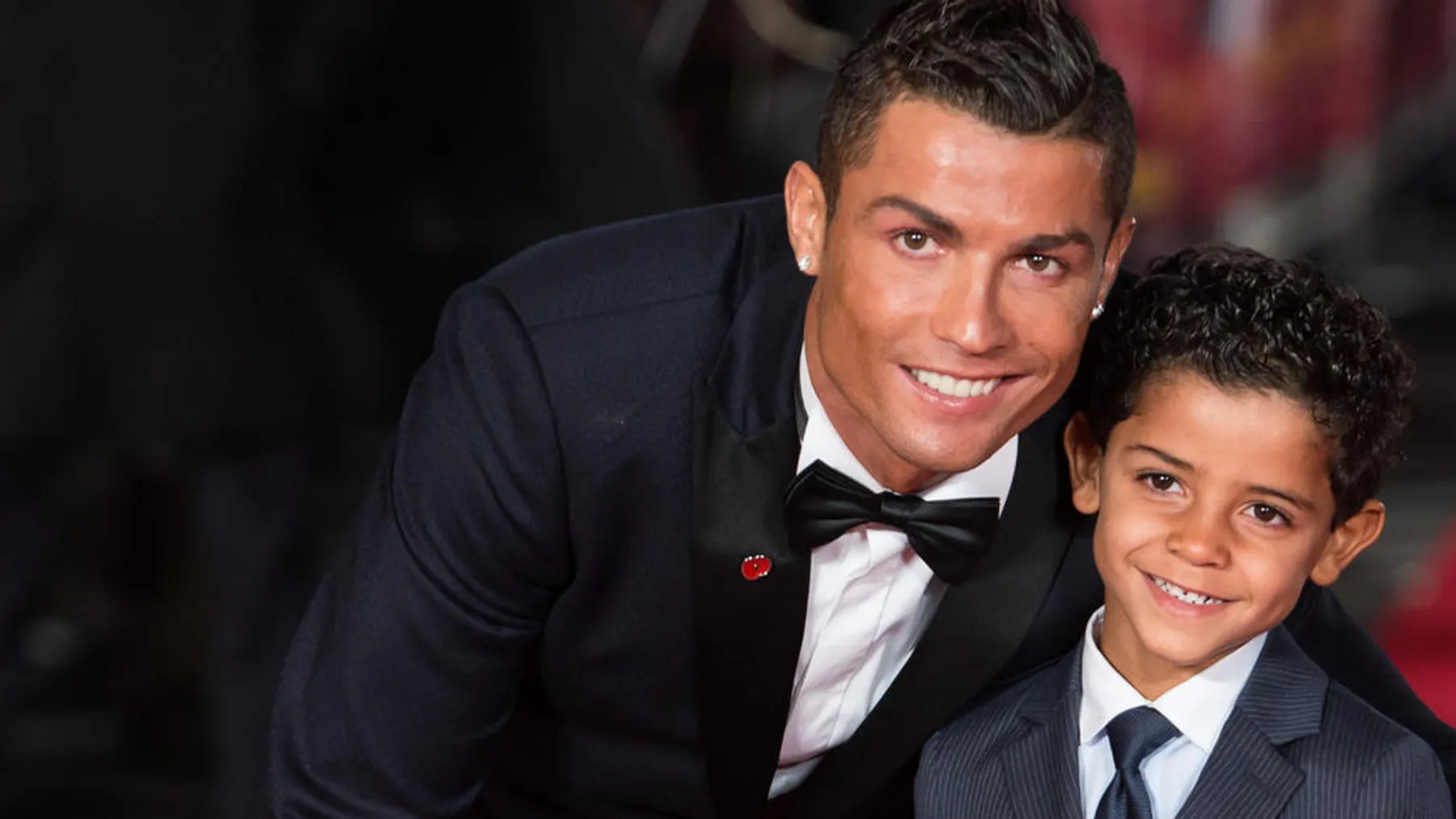 Ronaldo with his sone Cristiano Jr.