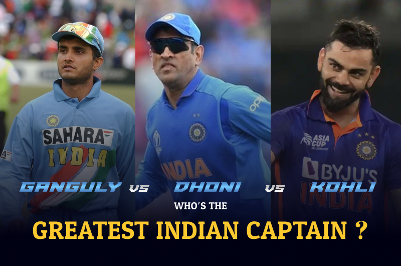 Ganguly vs Dhoni vs Kohli: Who is the greatest Indian captain?