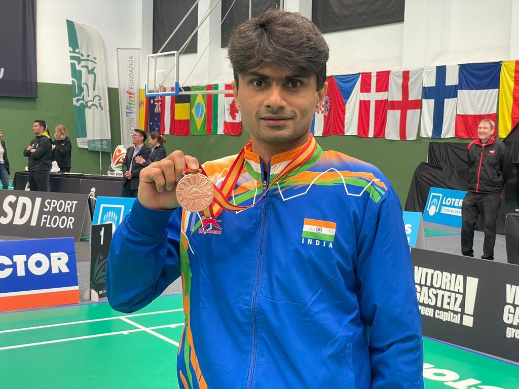 Para-Shuttler Suhas Yathiraj wins bronze at Spanish Para Badminton International