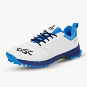 DSC Jaffa 22 Cricket Spike Shoes White / Blue